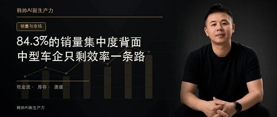 84.3%的销量集中度背面:前十集团内部分化,中型车企只剩效率一条路 文章封面