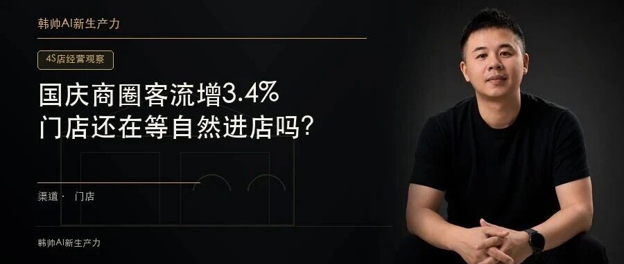 国庆商圈客流增3.4%,北京新能源展厅却偏冷:门店还在等自然进店吗? 文章封面